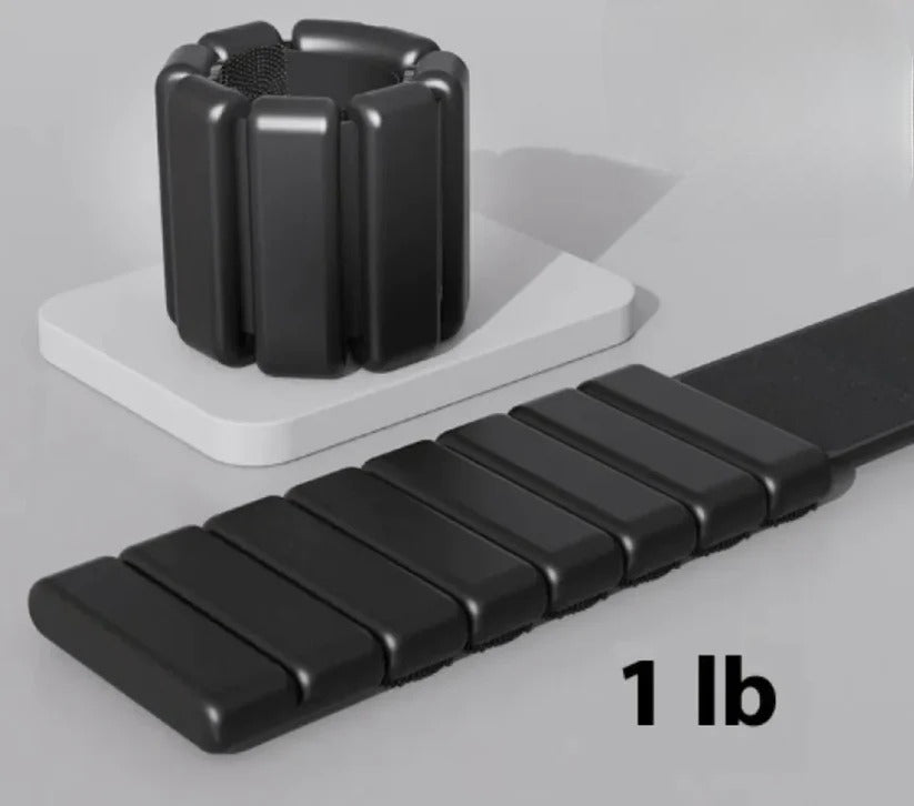 Dual-Use Adjustable Wrist & Ankle Weights (1 LB)