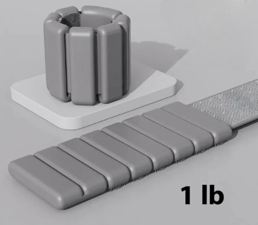 Dual-Use Adjustable Wrist & Ankle Weights (1 LB)