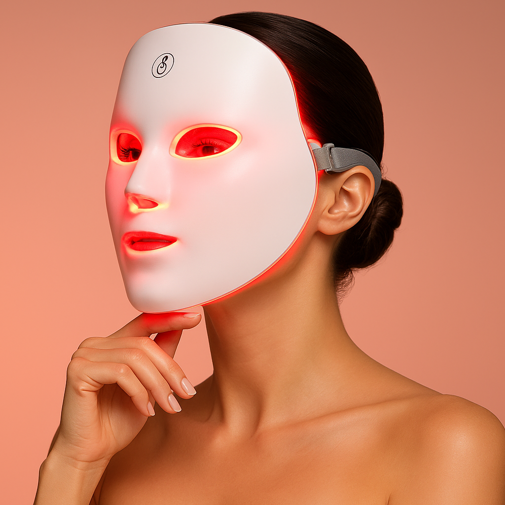 Hero Product Image - Woman with LED Face Mask