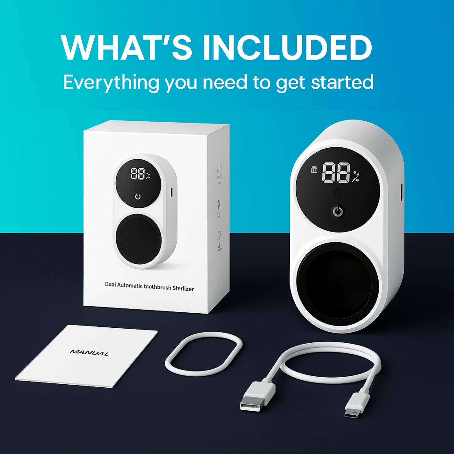 UV Toothbrush Holder & Sanitizer