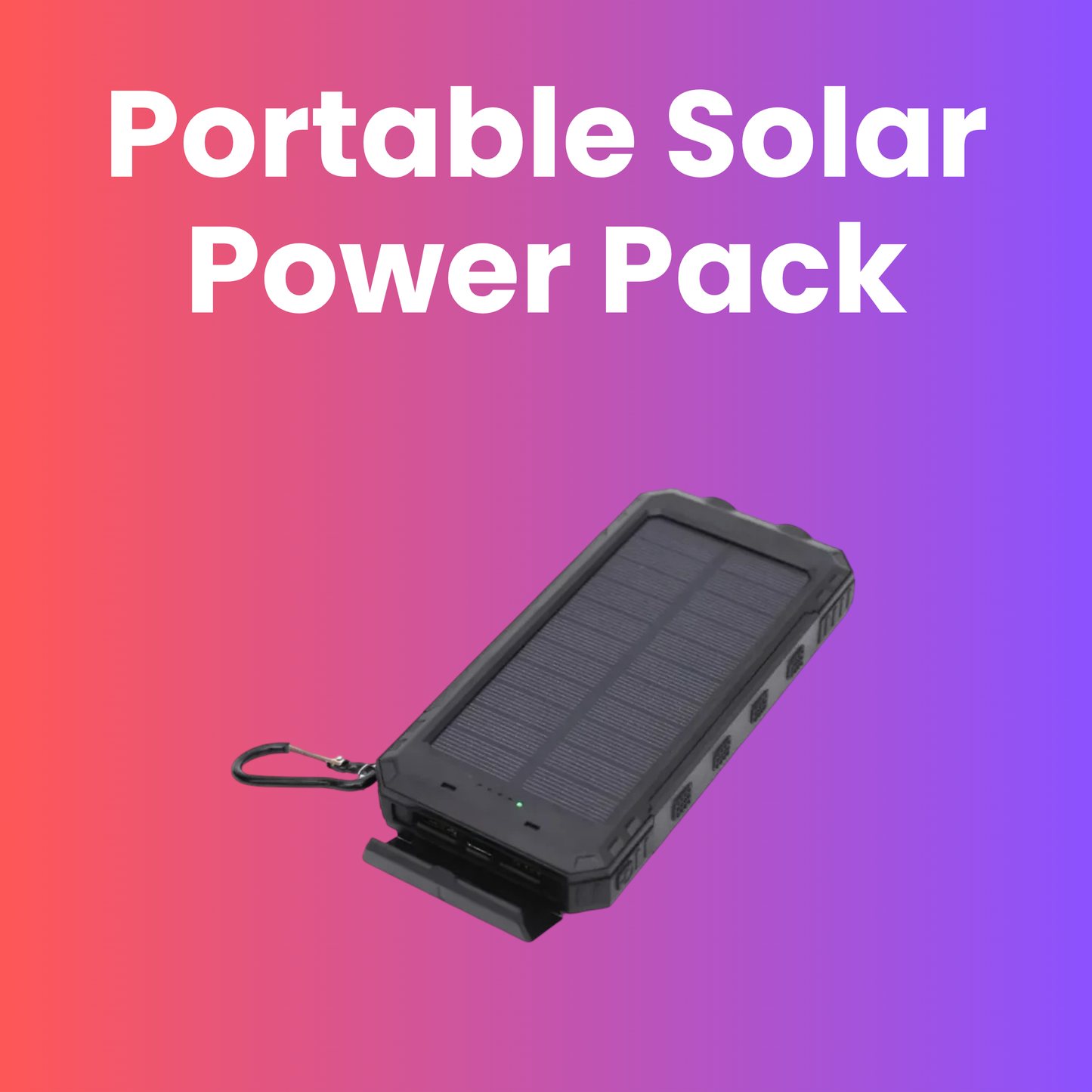 Waterproof Solar Power Pack