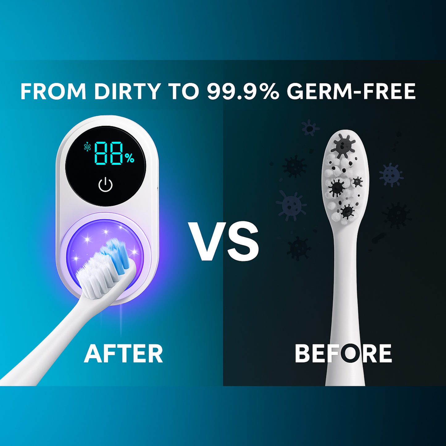 UV Toothbrush Holder & Sanitizer