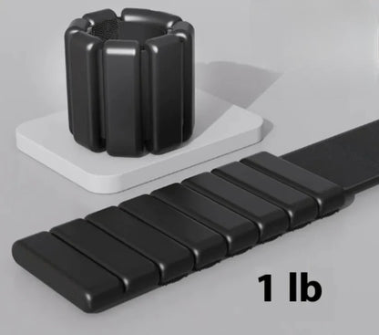 Dual-Use Adjustable Wrist & Ankle Weights (1 LB)