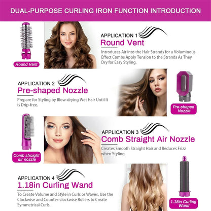 5-in-1 Hot Airbrush Styler