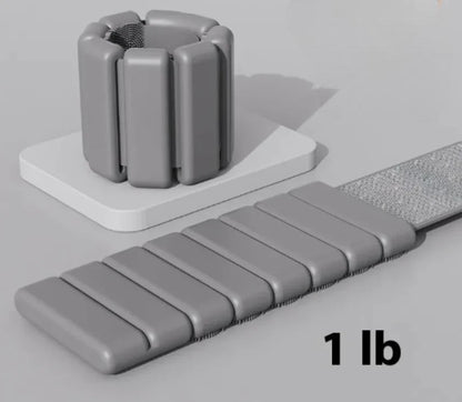 Dual-Use Adjustable Wrist & Ankle Weights (1 LB)