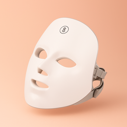 LED Face Mask with Optimized Background