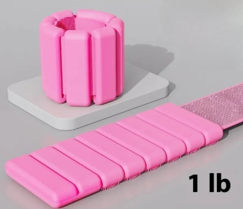 Dual-Use Adjustable Wrist & Ankle Weights (1 LB)